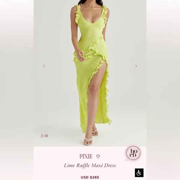 House of cb ruffle dress - Image 8
