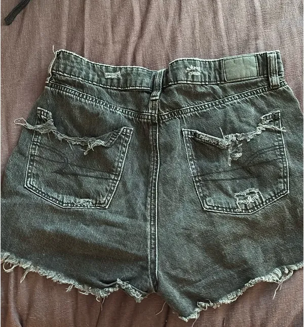 American Eagle Outfitters Jean Shorts Black - Image 4