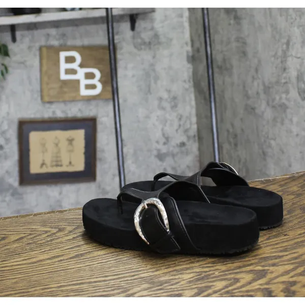 Style & Co. Womens Zayaa Flat Sandals Black 6M - Image 2