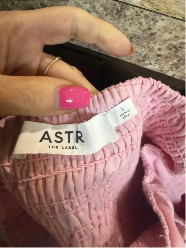 Women's ASTR The Label Pink Midi Dress Size L - Image 4