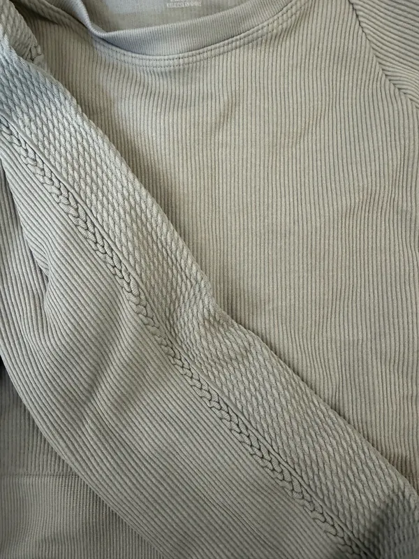 Aerie OFFLINE Long Sleeve Cropped Shirt - Image 2