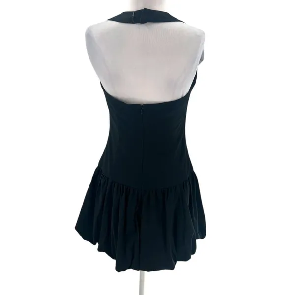 Reformation‎ Babette Dress in Black sz 4 lbd - Image 4
