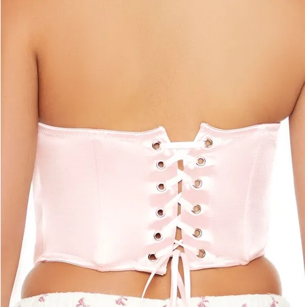 Pink corset top - Image 2