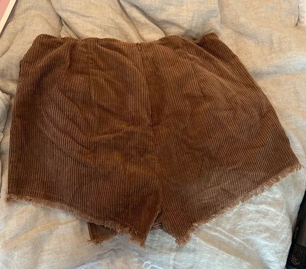Cotton Candy LA Brown Corduroy Skort - Image 3