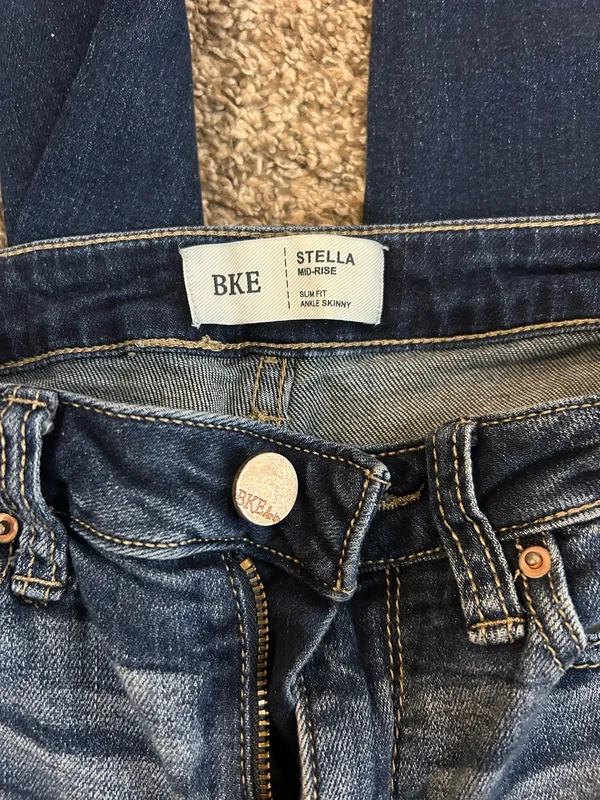 BKE Buckle Stella Mid-Rise Ankle Skinny Jeans - Image 5
