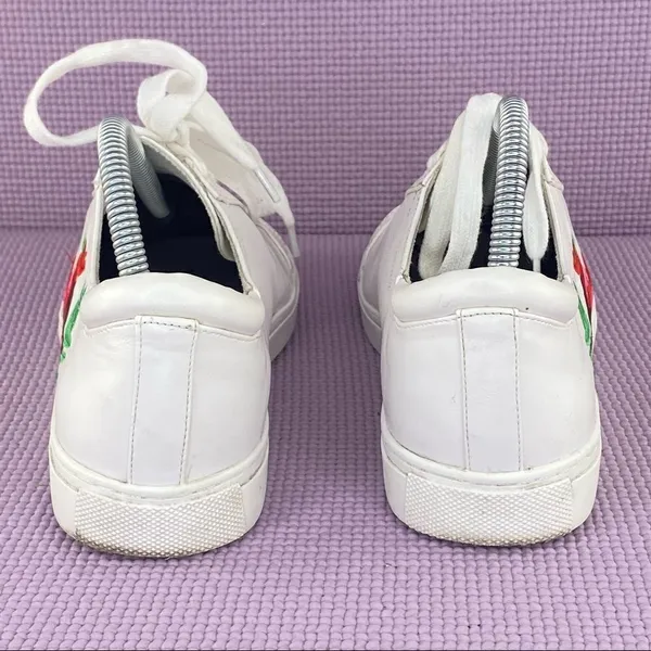 G.H. Bass & Co. Siri Floral Embroidered Lace Up Sneaker White 9‎ - Image 7