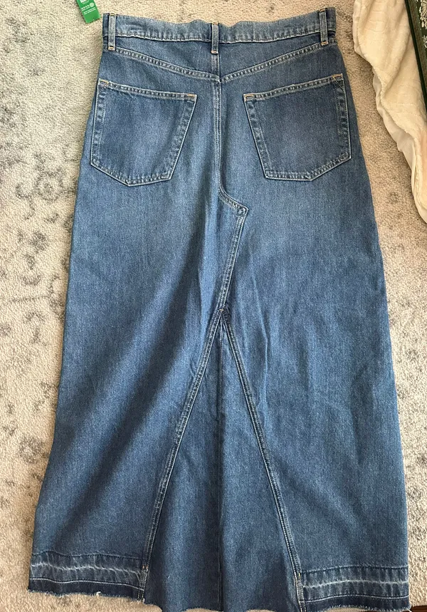 Denim Midi Skirt - Image 5