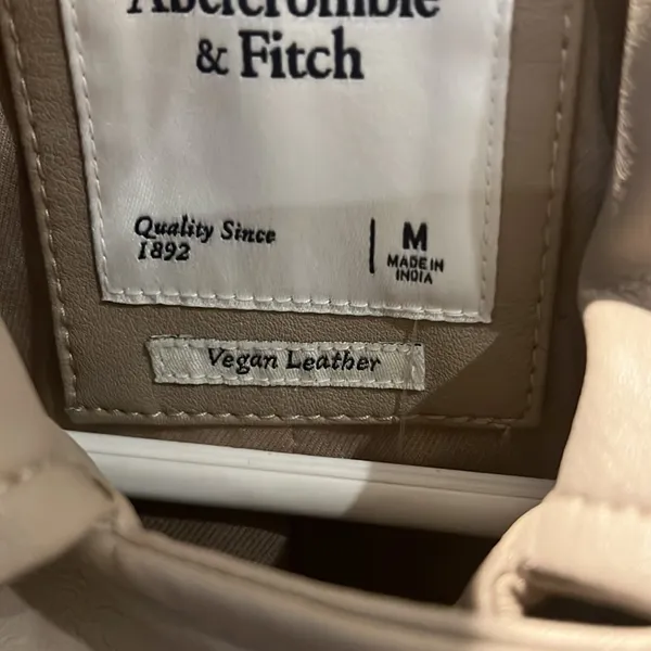 Abercrombie And Fitch Vegan Leather Moto Jacket - Image 2