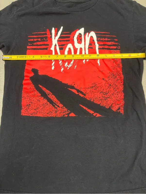 Korn Shadow Silhouette Graphic T-Shirt Black Size Womens Small Altwear Grunge - Image 5