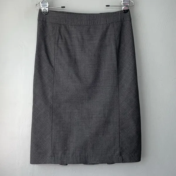 Express Pencil Skirt Size 0 Career Wool Dark Academia Office Siren Corpcore Y2K - Image 2