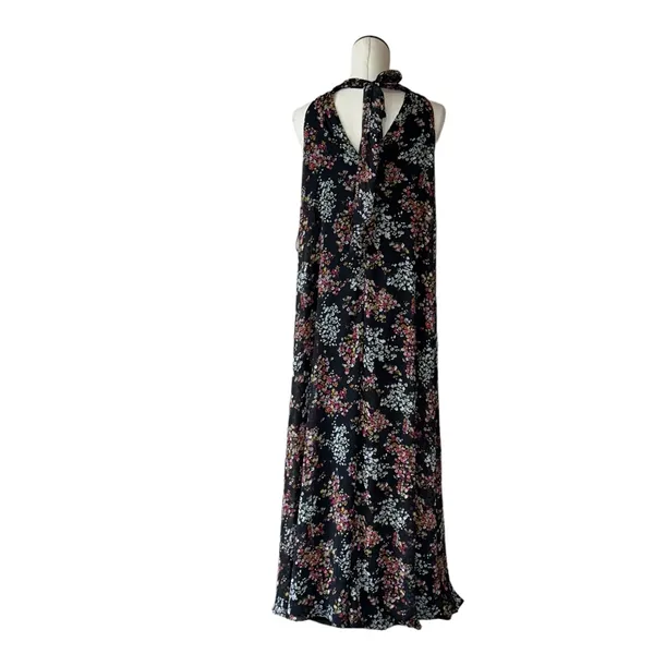 NWT I. State X Nordstrom floral lined Jumpsuit Sleeveless Tie Back wide Leg - Image 4