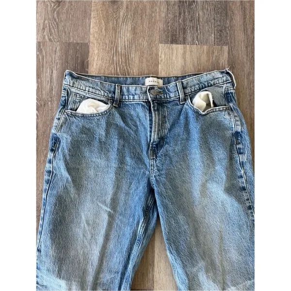 PacSun Jordyn Low Rise Straight Jeans Size 30 Light Wash Y2K Stretch Denim Blue - Image 7