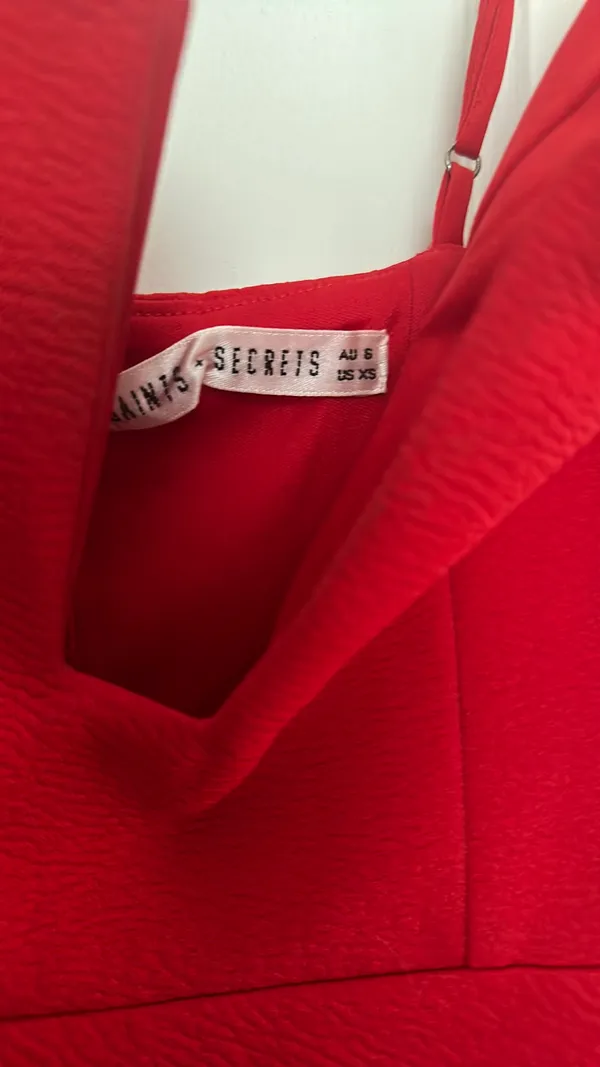 Saints + Secrets Red Dress - Image 2