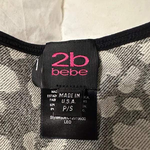 2b Bebe Cheetah Print Midi Dress - NWOT- Size S - Image 6