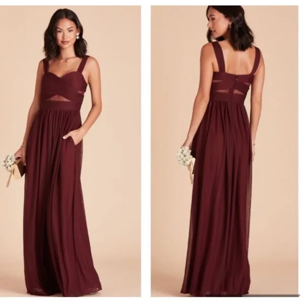 Birdy Grey semi formal Elsye side mesh evening maxi dress - Image 2