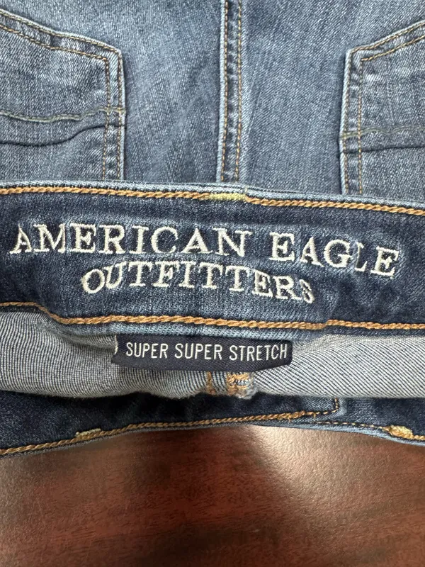 American Eagle Super Super Stretch AEO Denim X Cafè Jegging Jeans Size 6 - Image 5