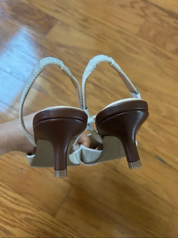 NEW Adrienne Vittadini women sling back shoes size 7.5 - Image 3