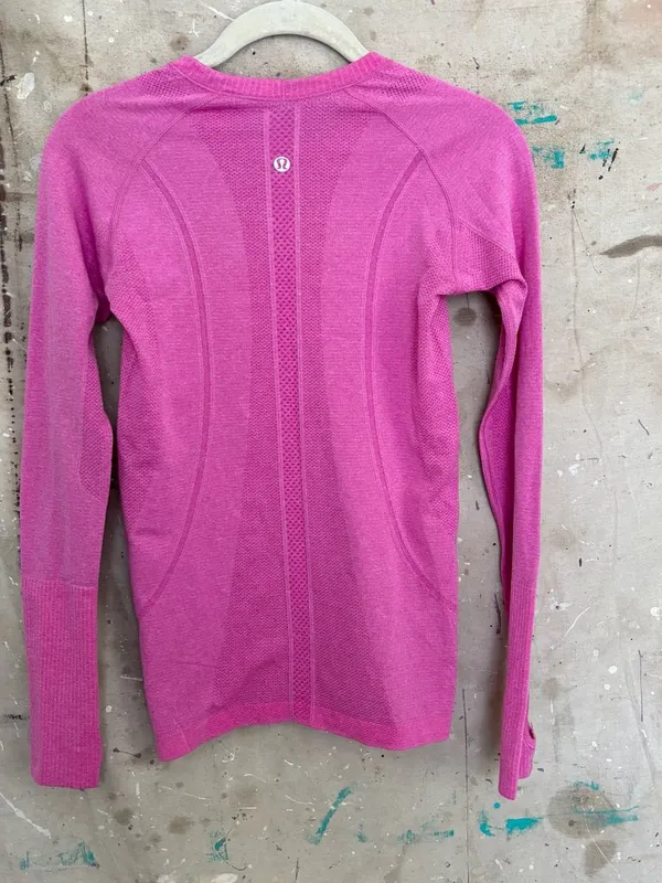 Lululemon Run Swiftly Tech Long Sleeve Pink - Image 4