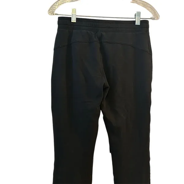 Alo‎ Yoga Women's Urban Moto Sweatpants Black XS Tapered Casual - Image 8