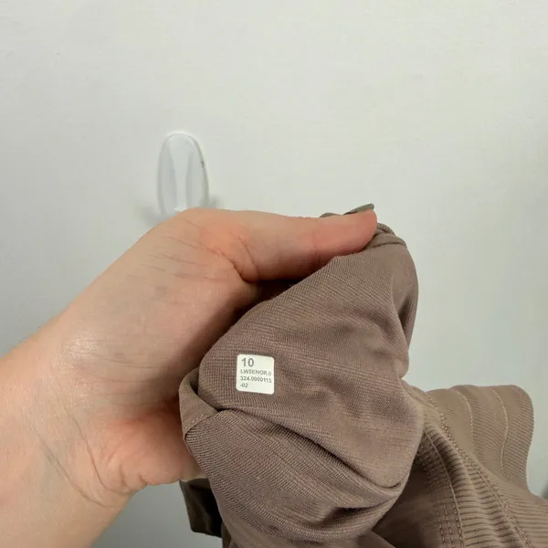 Lululemon Dance Studio Mid Rise Pant Taupetastic Full Length Travel Womens 10 - Image 7