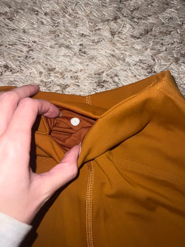 Lululemon Burnt Orange Leggings - Image 4