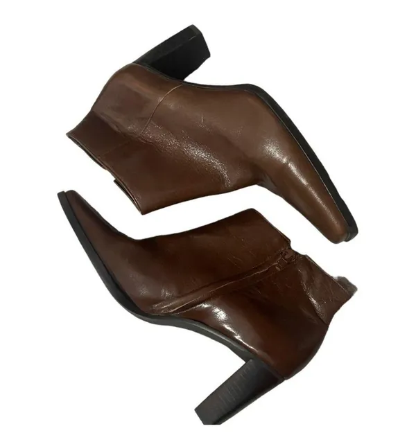 Etienne Aigner Brown Vintage Boots - Image 3