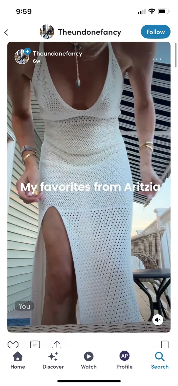 Aritzia crochet dress nwt - Image 9