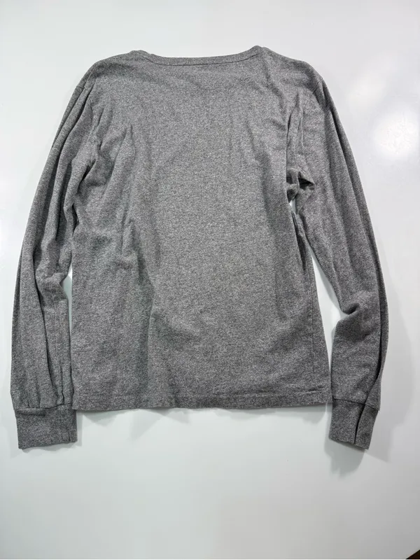 Polo by Ralph Lauren Heather Gray Long Sleeve Crew Tee - Image 8