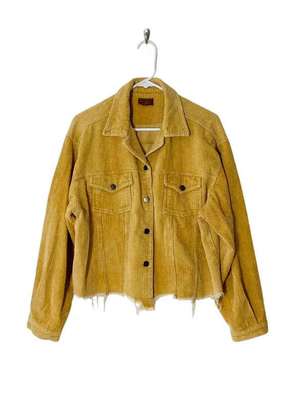 POL Distressed Corduroy Jacket - Image 2