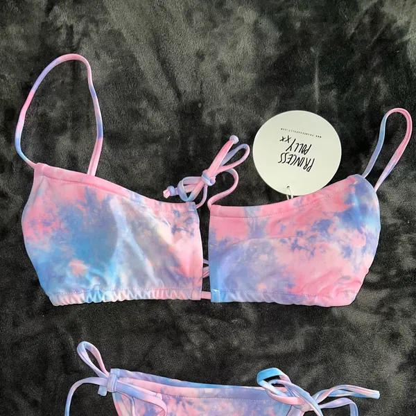 Princess Polly Tahiti Bikini Set in Pink/Blue Size 2 New with tag - Image 7