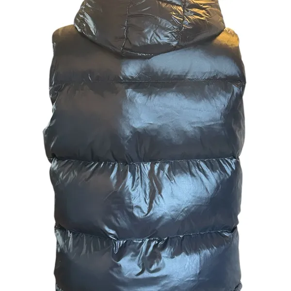 Details International Black Puffer Vest Large Versatile Transitional - Image 3