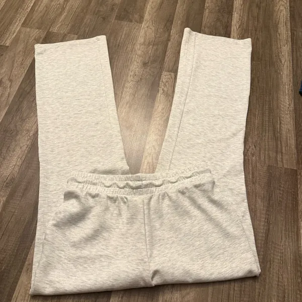 Danskin Heather Gray Wide Leg Sweatpants - Image 2