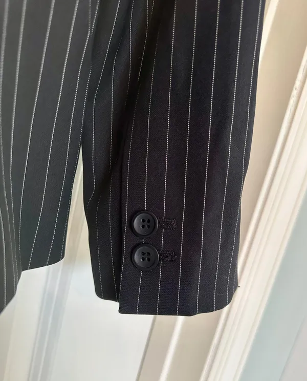 Ann Taylor Blazer - Black With White Stripes! Brand New Condition 🤍🖤 - Image 6