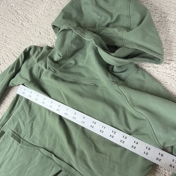 NWOT‎ Women's Latched Mama XS Pullover Hoodie Sage Green Nursing - Image 4