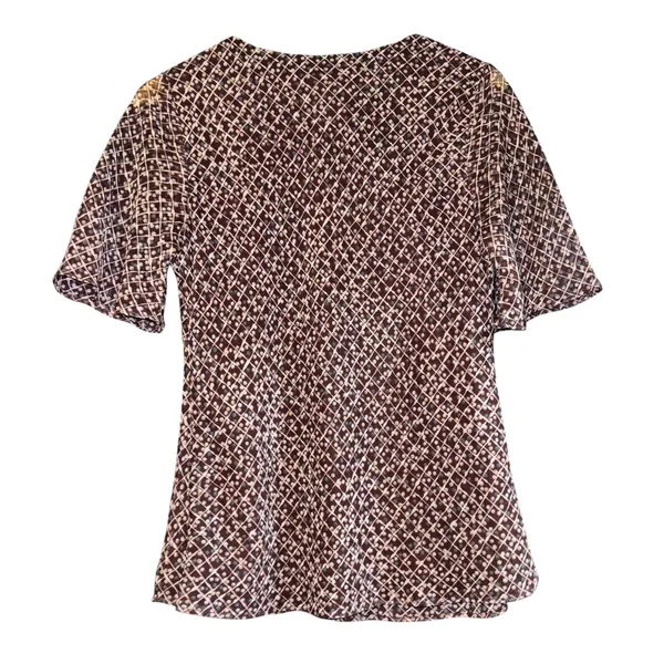 Vintage Covington Babydoll Top Womens‎ 10 Feminine Y2K 90s Flowy Forest Fairy - Image 4