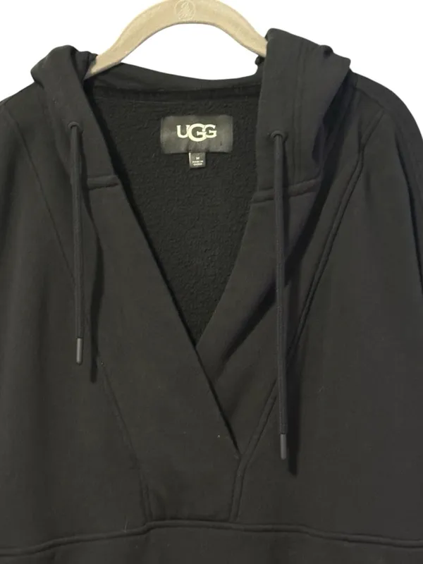 UGG Adryann Hoodie M 24” p2p Black $128 Retail NWOT - Image 7