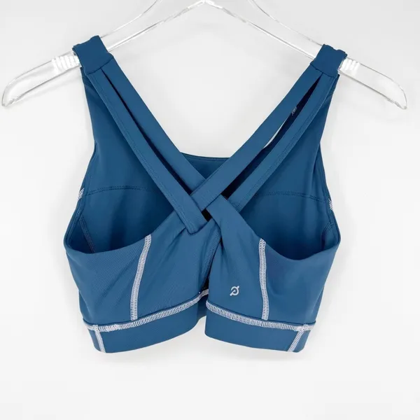 Peloton Move Mission Blue Sports Bra Women's Size‎ M Activewear - Image 3