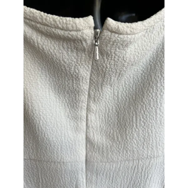 Black Halo White Quill Dress Size 6 - Image 11
