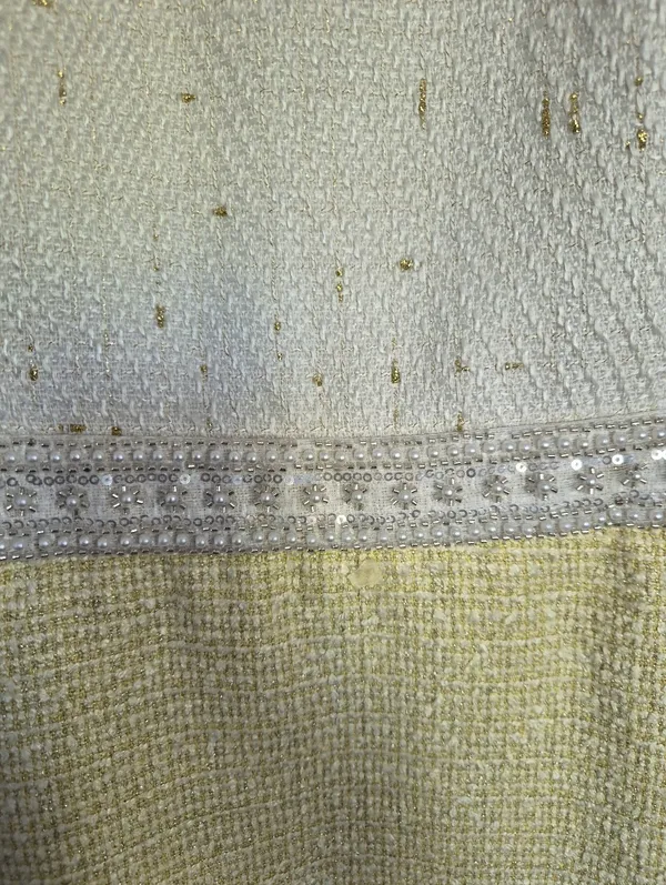 MOTF White And Yellow A-Line Skirt Dress - Image 7