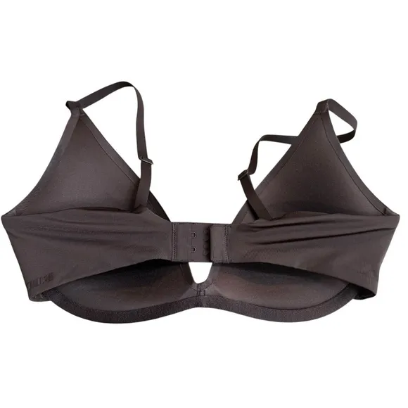 Skims Size 32C Ultimate Teardrop Push Up‎ Bra Cocoa Dark Brown Seamless Shaping - Image 5