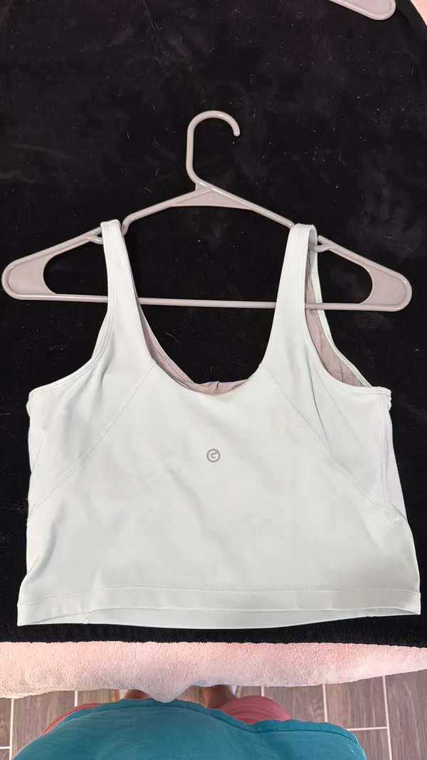 Athletic crop top Blue Size L - Image 3