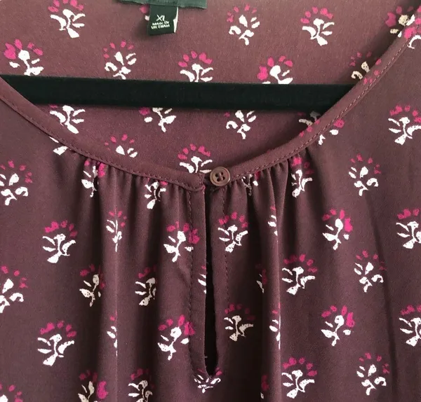 Talbots XL Semi Sheer Blouse - Image 4