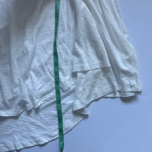 Free People We The Free Aria Trapeze Oversized Top White Medium NWOT - Image 6