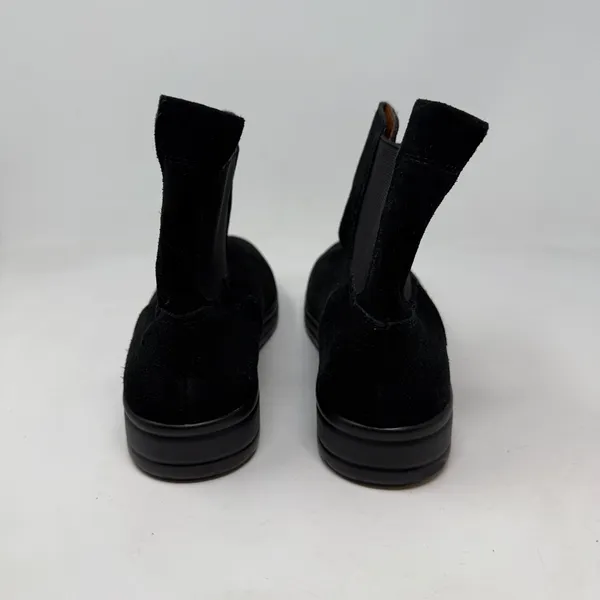Lucky Brand Gabbee Chelsea Boots Womens 11M Black Suede Lug Sole Ankle Booties - Image 4