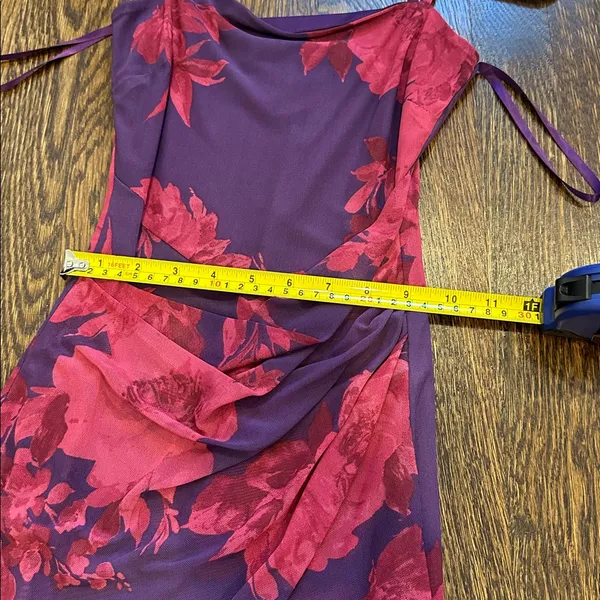 Windsor Pink&Purple Floral Mini Dress - Image 6