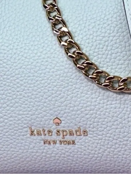 Kate Spade New York Pebbled Leather Convertible Crossbody Bag in Crisp Sky NWT‎ - Image 3