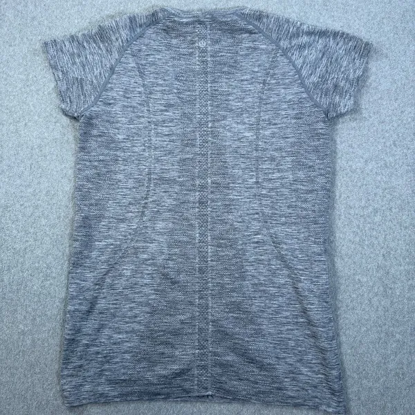 Lululemon Swiftly Tech Short Sleeve Shirt Women's 12 Heathered Gray Stretch Yoga - Image 9