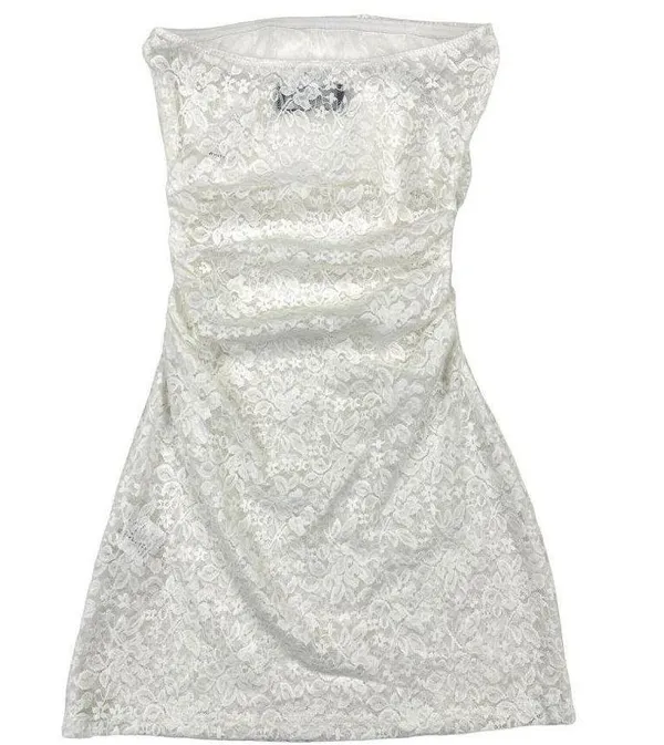 White Fox Boutique - "Work This Out" Lace Bolero Top Set in White - Image 5