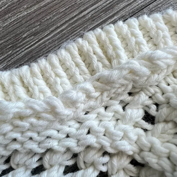 Madewell Crochet Knit Sweater Top Small White Sleeveless Flaw - Image 9