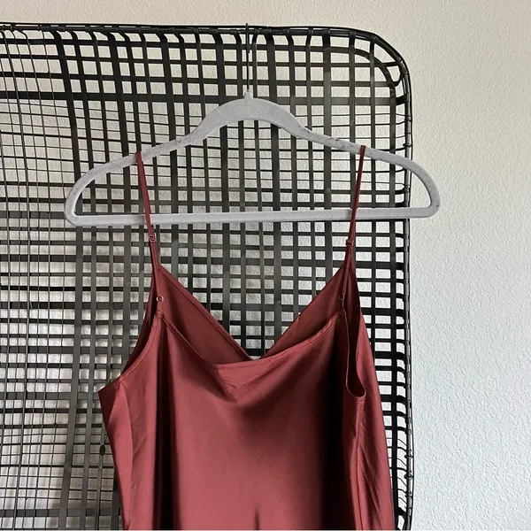 ALLSAINTS Hera satin slip dress - Image 6
